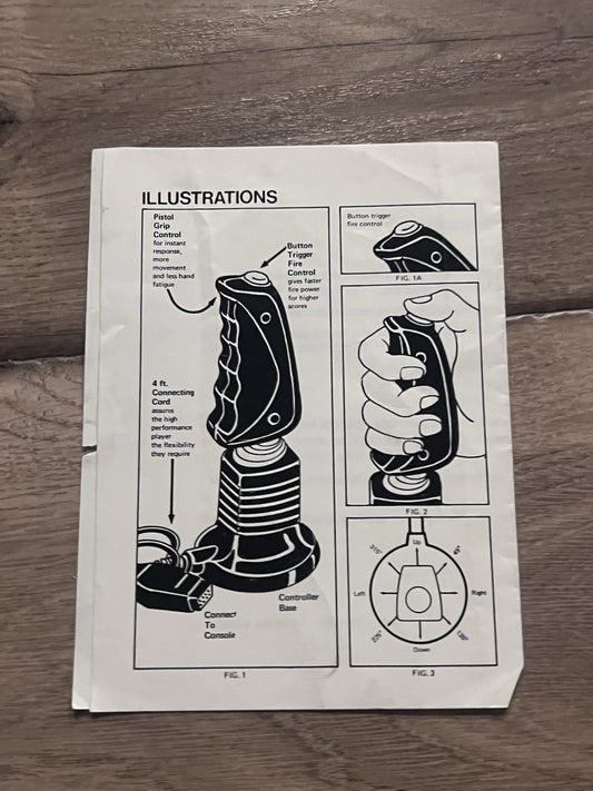 Comfort Pistol Video Game Controller Manual Only