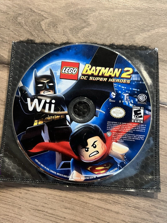 LEGO Batman 2: DC Super Heroes (Nintendo Wii, 2012) DISC ONLY