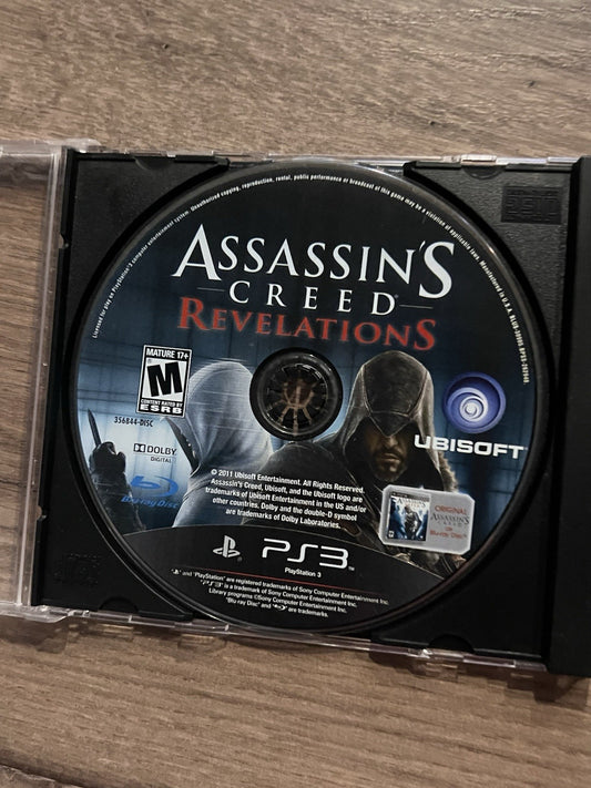 Assassin's Creed: Revelations (Sony Playstation 3 PS3, 2011) DISC ONLY