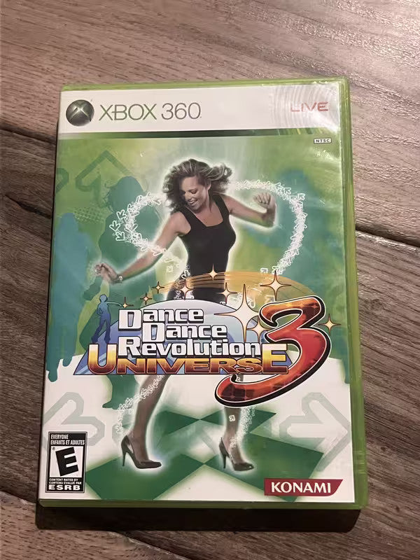 Dance Dance Revolution Universe 3 (Microsoft Xbox 360, 2008) CIB COMPLETE