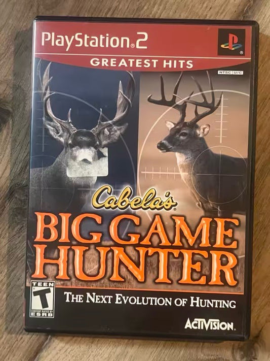 Cabela's Big Game Hunter: Greatest Hits (Sony Playstation 2, 2002) NO MANUAL