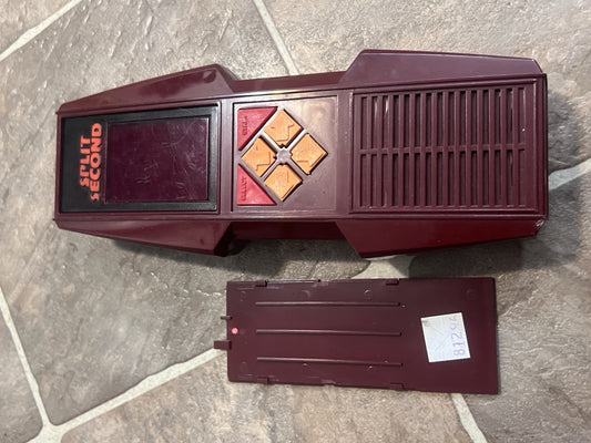 Vintage 1980's Split Second Handheld Electronic Video Arcade Game by Parker Bros