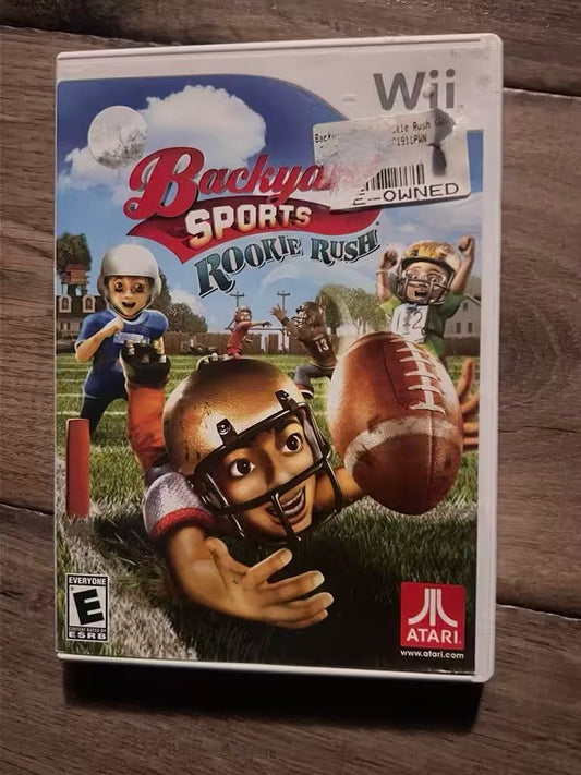 Backyard Sports: Rookie Rush (Nintendo Wii, 2010) CIB