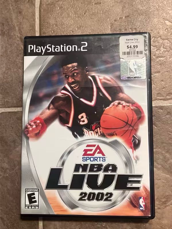 NBA Live 2002 (Sony Playstation 2 PS2, 2001) CIB COMPLETE