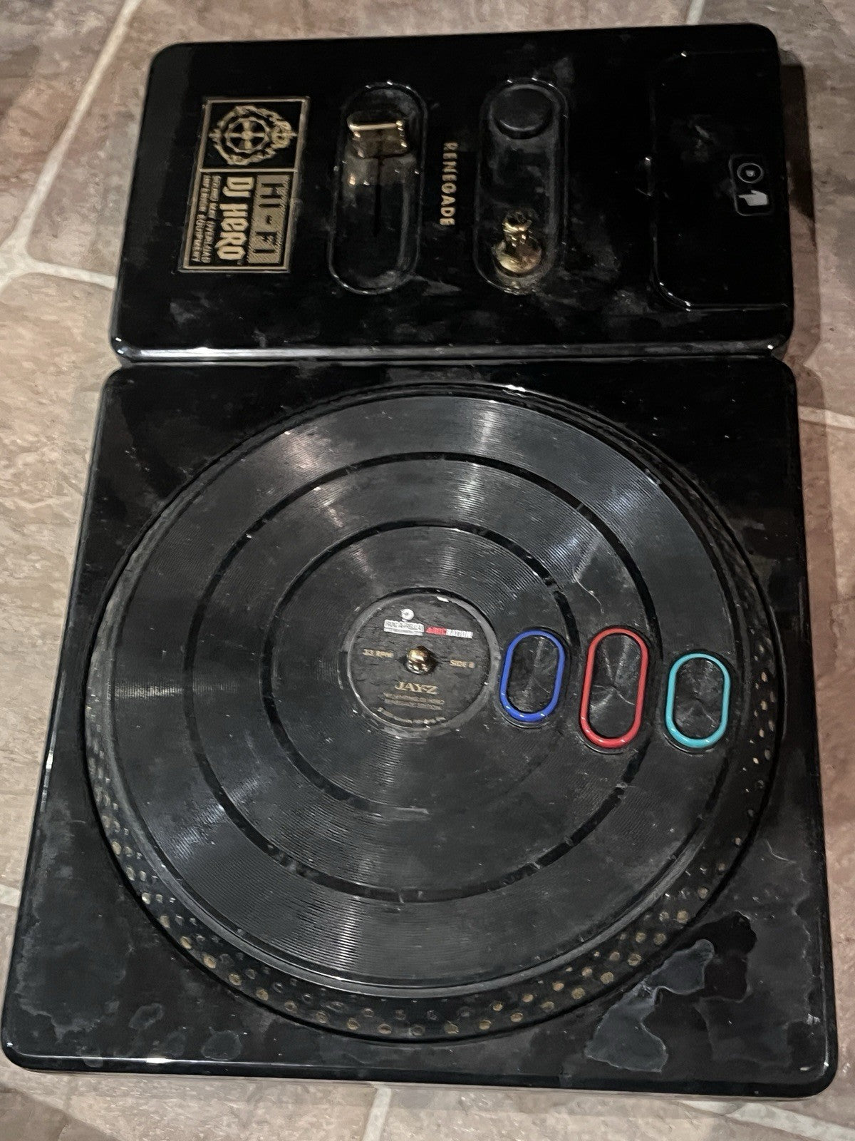 Xbox 360 DJ Hero Renegade Turntable Guitar Hero Ed. Activision, 2009