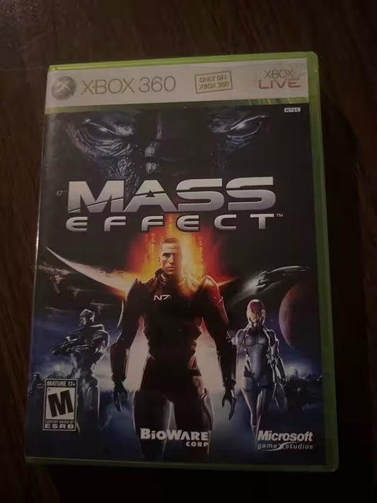 Mass Effect (Xbox 360, 2007) CIB COMPLETE