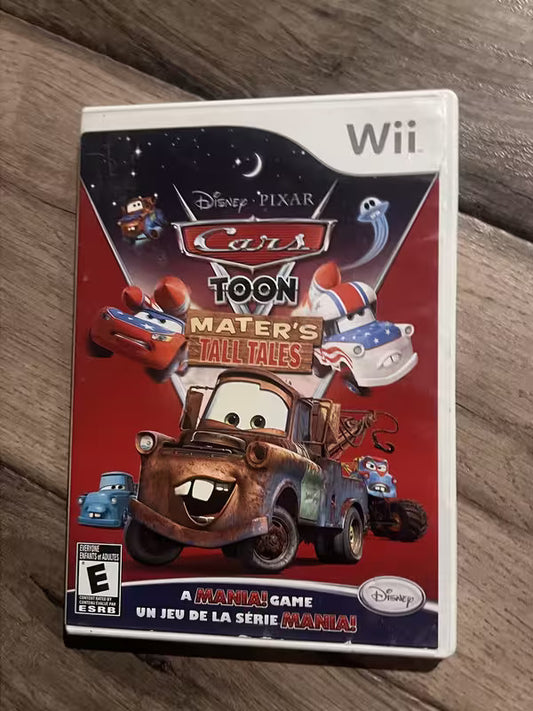 Cars Toon: Mater's Tall Tales (Nintendo Wii, 2010) NO MANUAL