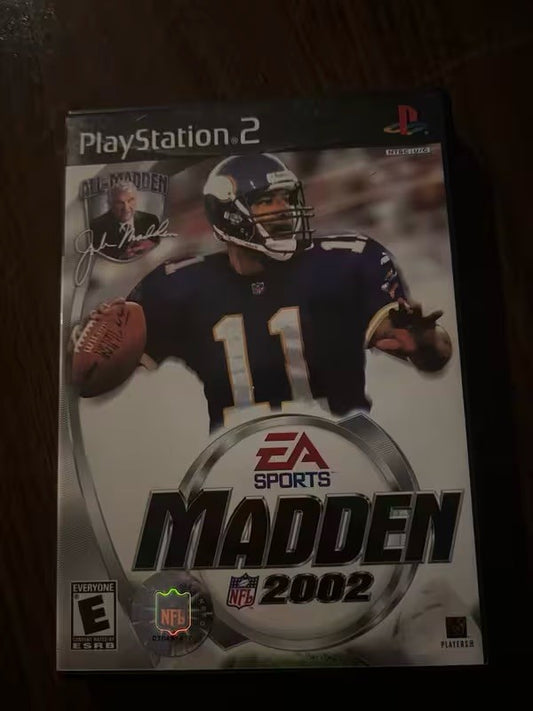 Madden NFL 2002 (Sony Playstation 2 PS2, 2001) CIB COMPLETE