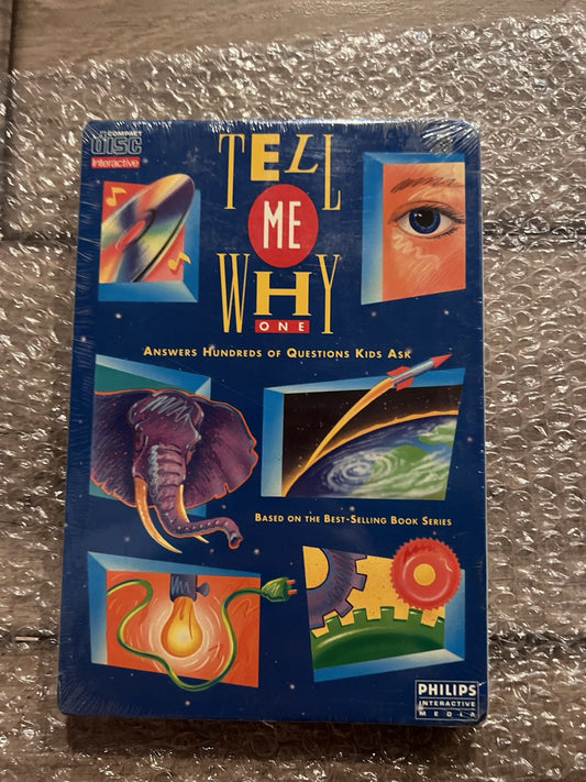 Tell Me Why One (Phillips CD-i, 1991) NEW SEALED LONGBOX
