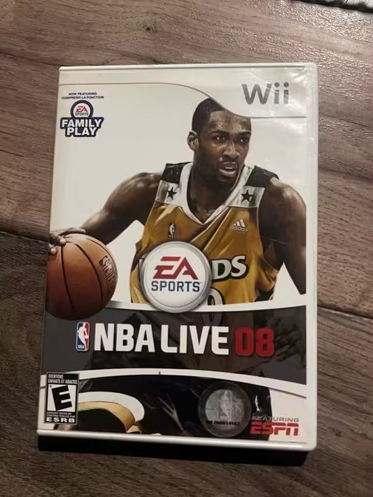 NBA Live 08 (Nintendo Wii, 2007) CIB COMPLETE