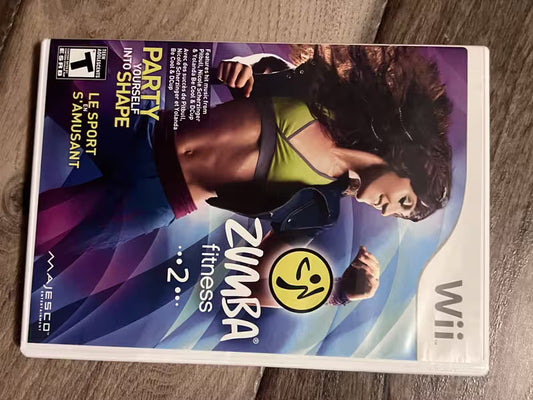 Zumba Fitness 2 (Nintendo Wii, 2011) NO MANUAL