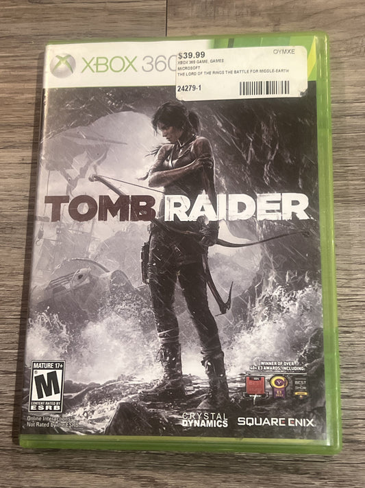 Tomb Raider (Microsoft Xbox 360, 2013) CIB COMPLETE
