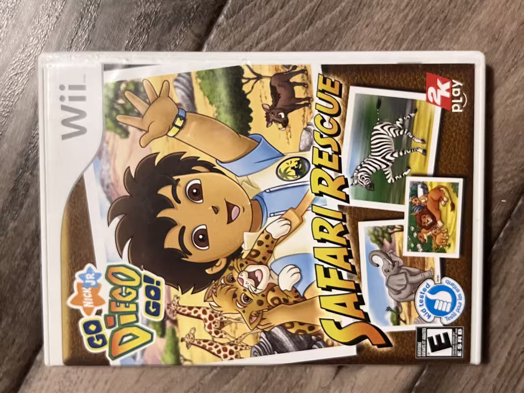Go, Diego, Go: Safari Rescue (Nintendo Wii, 2008) CIB