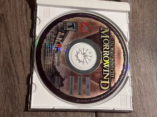 The Elder Scrolls III: Morrowind (PC, 2002) DISC ONLY