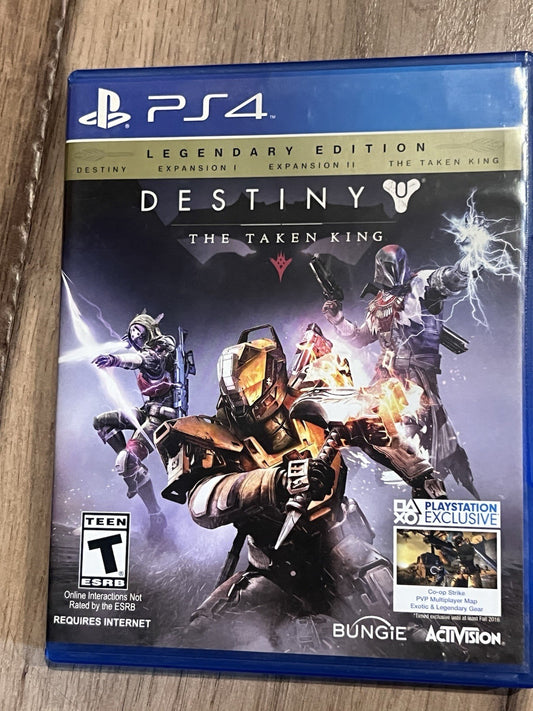 Destiny: Taken King Legendary Edition (Sony Playstation 4, 2015) NO MANUAL