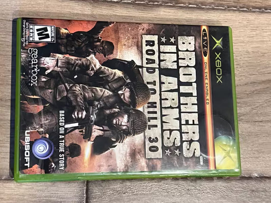 Brothers in Arms: Road to Hill 30 (Microsoft Xbox, 2005) NO MANUAL