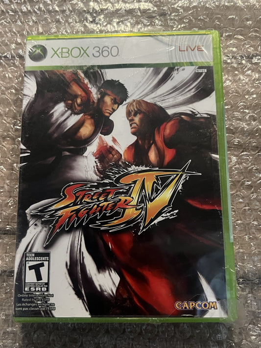 Street Fighter IV 4 (Microsoft Xbox 360, 2009) BRAND NEW SEALED W/ FRENCH MANUAL