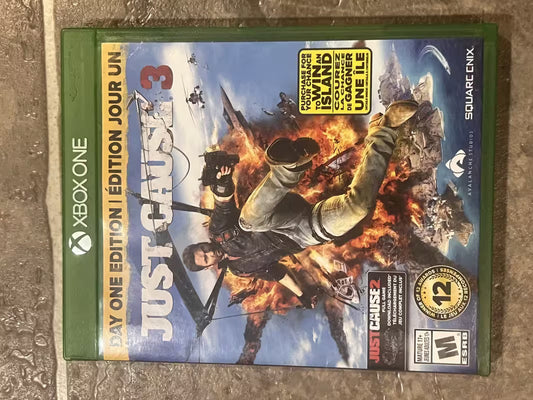 Just Cause 3: Day One Edition (Microsoft Xbox One, 2015) CIB COMPLETE