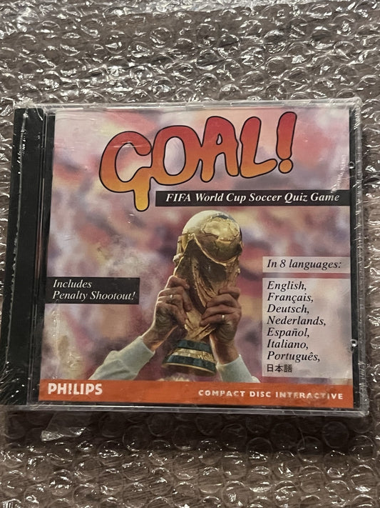 Goal! Fifa World Soccer Quiz Game (Philips CDI CD-I, 1993) BRAND NEW