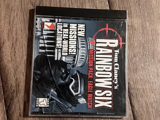 Tom Clancy's Rainbow Six Mission Pack: Eagle Watch (PC CD-ROM, 1999) CIB