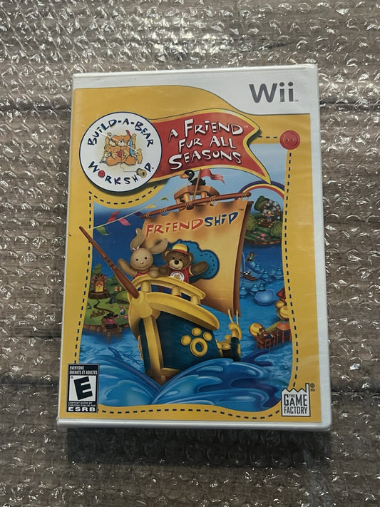 Build-A-Bear Workshop: A Friend Fur All Seasons (Nintendo Wii, 2008) NEW SEALED