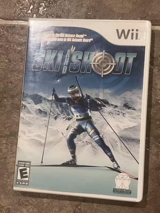 Ski and Shoot (Nintendo Wii, 2008) CIB COMPLETE
