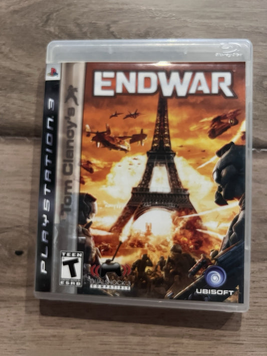 Tom Clancy's EndWar (Sony PlayStation 3, 2008) NO MANUAL