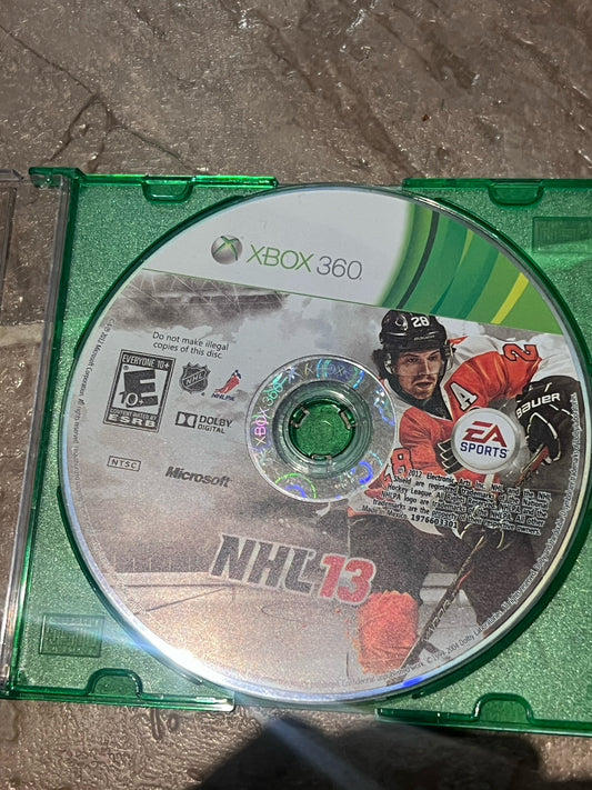 NHL 13 (Microsoft Xbox 360, 2012) DISC ONLY