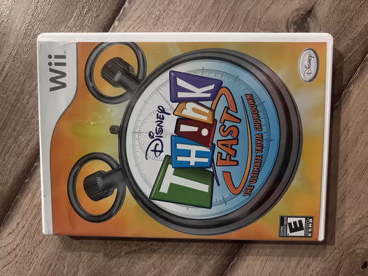 Disney Think Fast (Nintendo Wii, 2008) CIB