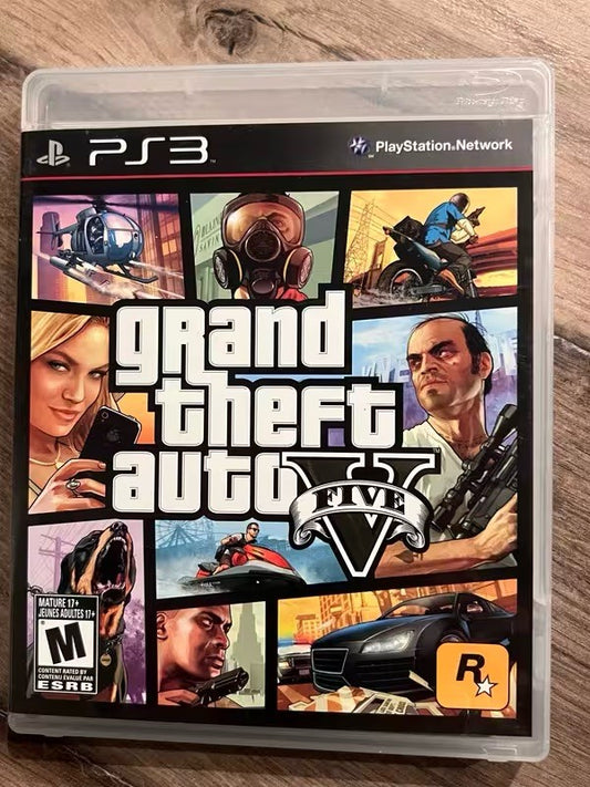 Grand Theft Auto V (Playstation 3, 2013) CIB WITH MAP