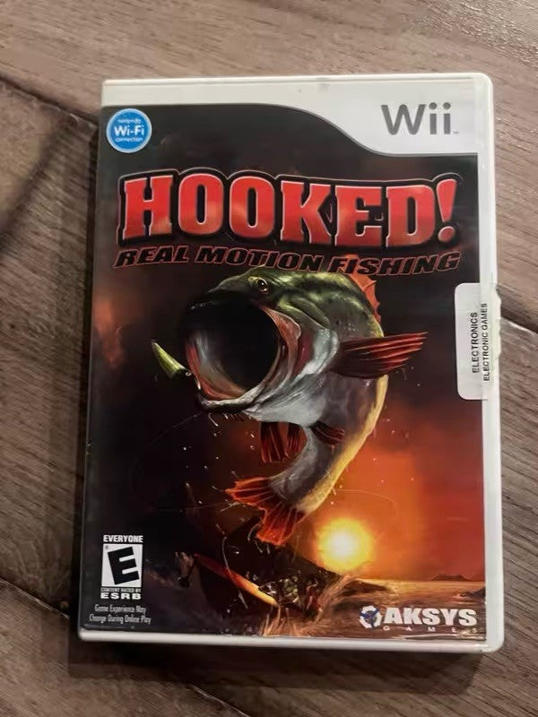 Hooked Real Motion Fishing (Nintendo Wii, 2007) CIB