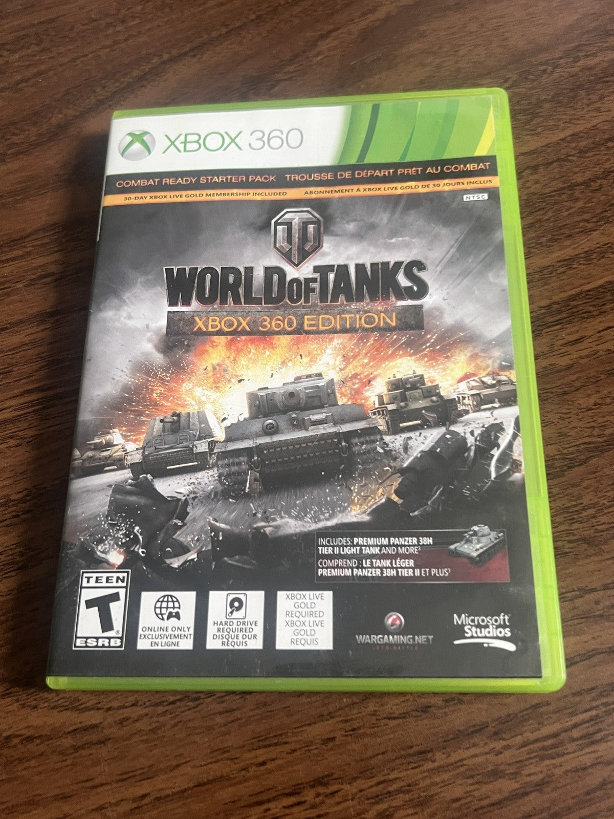 World of Tanks (Microsoft Xbox 360, 2014) CIB COMPLETE