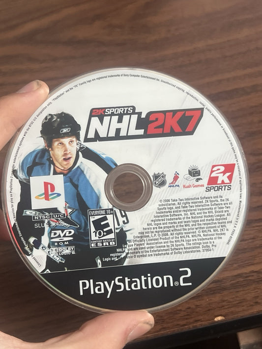 NHL 2K7 (Sony PlayStation 2 PS2, 2006) DISC ONLY