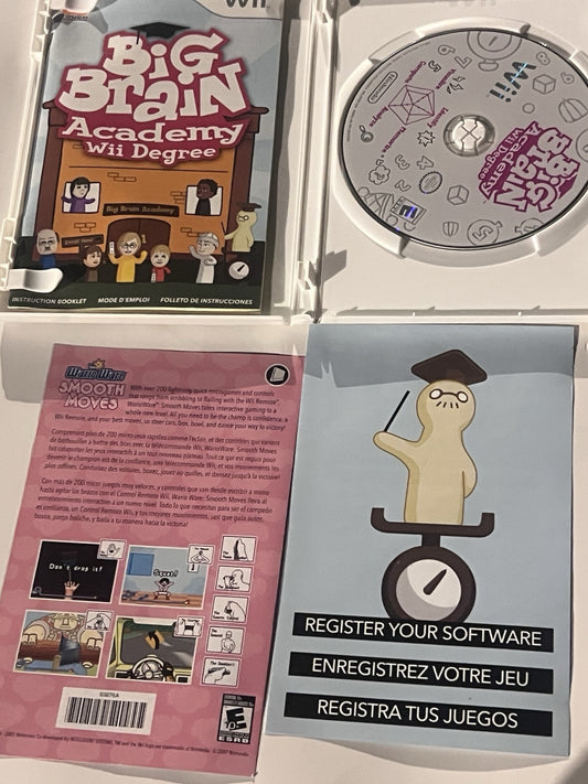 Big Brain Academy: Wii Degree (Nintendo Wii, 2007) CIB COMPLETE