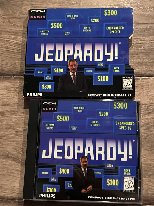 Jeopardy! (Phillips CD-i, 1994) CIB WITH SLIP COVER