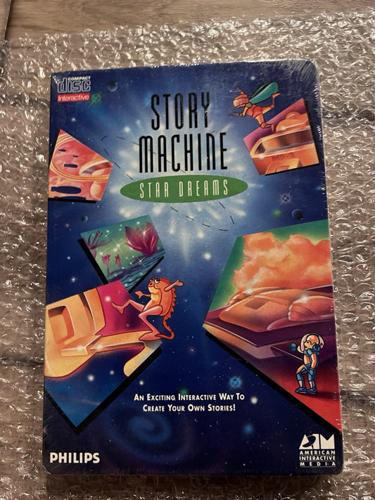 Story Machine Star Dreams (Phillips CD-i, 1991) NEW SEALED LONGBOX