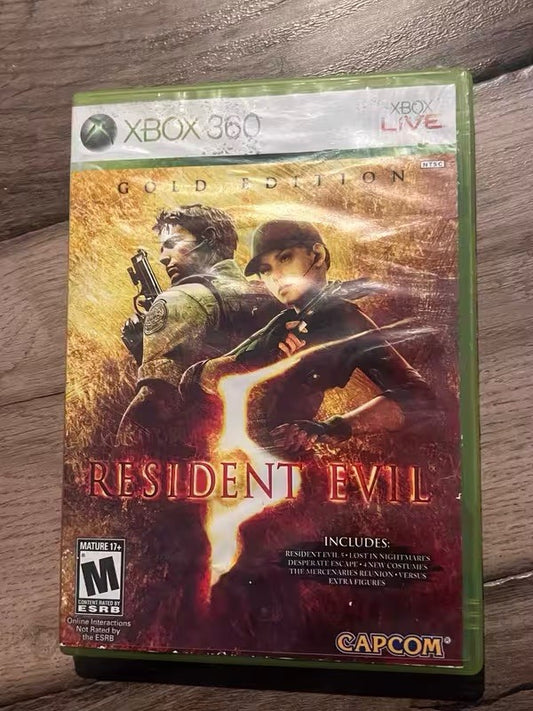 Resident Evil 5: Gold Edition (Microsoft Xbox 360, 2010) CIB