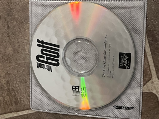 Microsoft Golf PC 1994 Multi-media Edition Cd-rom Windows 95/98/xp