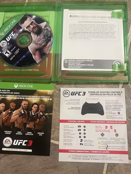 UFC 3 Champions Edition (Microsoft Xbox One, 2018) CIB