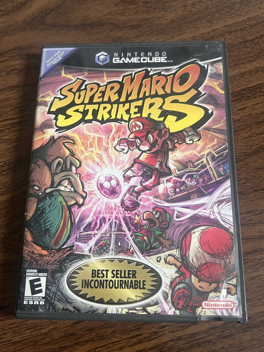 Super Mario Strikers: Best Seller (Nintendo Gamecube, 2005) CIB COMPLETE