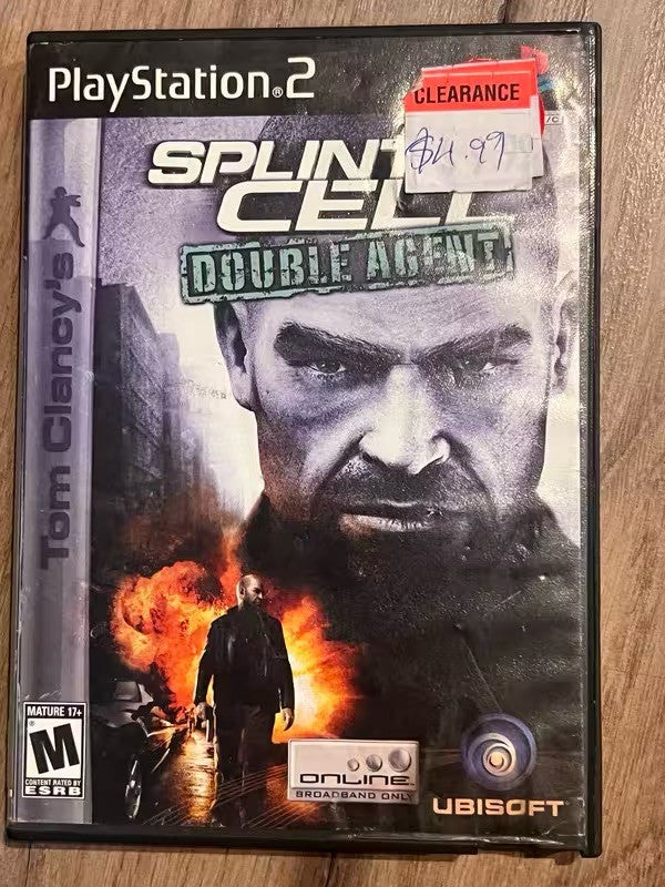 Tom Clancy's Splinter Cell: Double Agent (Sony Playstation 2, 2006) NO MANUAL